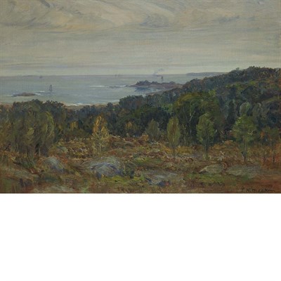 Lot 73 - Lewis Henry Meakin American, 1850-1917 Coastal...