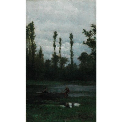 Lot 58 - Manner of Frederick Hendrik Kaemmerer Boating...