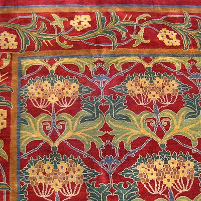 Lot 1639 - Arts and Crafts Style Carpet India,...