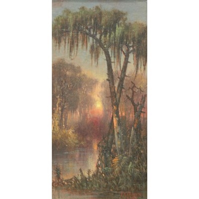 Lot 7 - American School 19th Century In the Tropics...