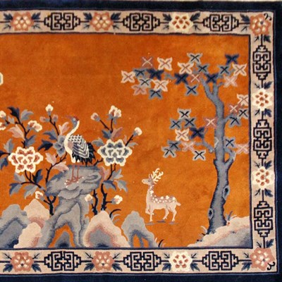 Lot 617 - Chinese Rug China, mid 20th century Landscape...