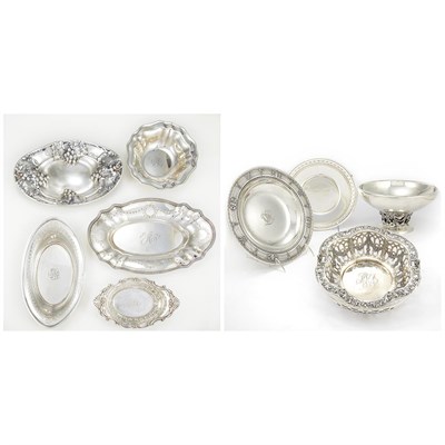 Lot 1326 - Group of Nine Sterling Silver Table Articles...