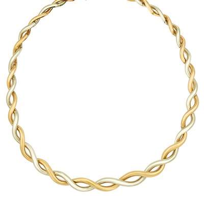 Lot 440 - Two-Color Gold Necklace, Van Cleef & Arpels
