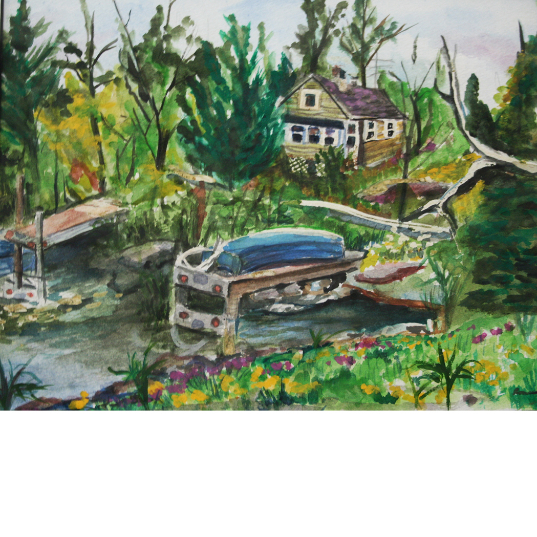 Lot 263 - Ronnie Seiden-Moss American Cabin on Peck's...