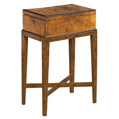 Lot 563 - English Walnut Lap Desk on Stand Height 22...