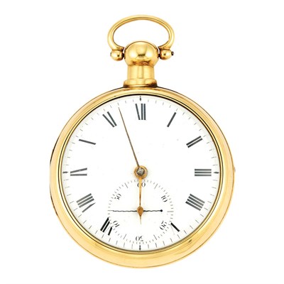 Lot 570 - Gentleman's Gold Open Face Pair Case