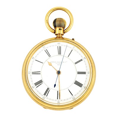Lot 567 - Gold Open Face Pocket Watch