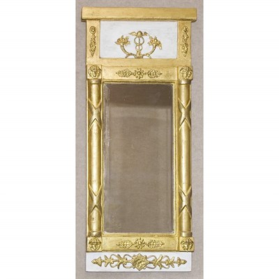Lot 1395 - Continental Gilt-Wood Mirror Height 49 inches,...