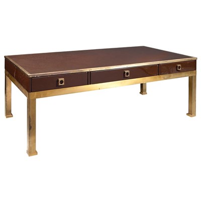Lot 207 - Coffee Table France, 20th century Lacquered...