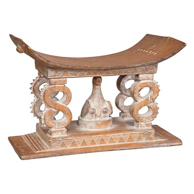 Lot 194 - Stool Africa, 20th century Carved wood Height...