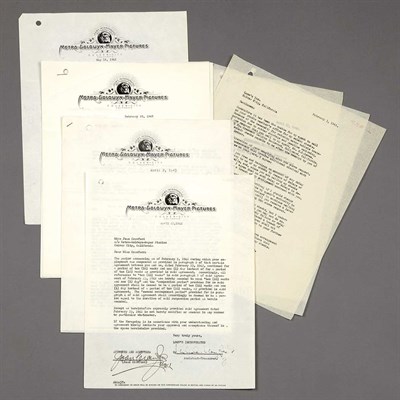Lot 1124 - [CRAWFORD, JOAN] Two Metro-Goldwyn-Mayer...