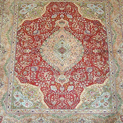 Lot 678 - Tabriz Carpet Northwest Iran, contemporary The...