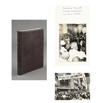 Lot 1147 - [CRAWFORD, JOAN] Album of photographs from...