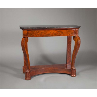 Lot 759 - Louis Philippe Mahogany Console The...