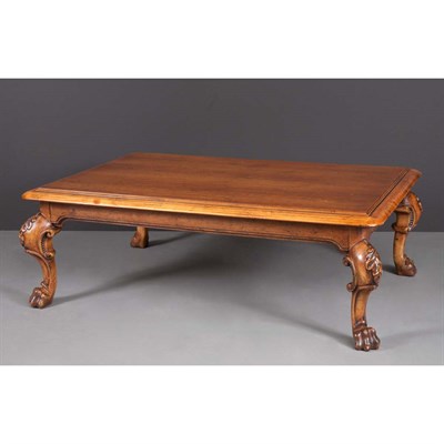 Lot 110 - Georgian Style Mahogany Low Table Ralph Lauren...