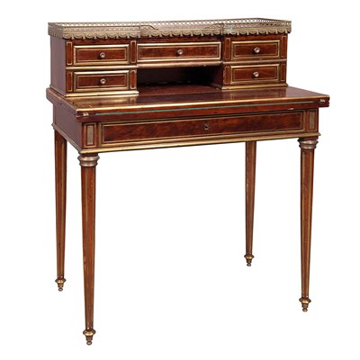 Lot 758 - Louis XVI Style Gilt-Metal Mounted and Inlaid...