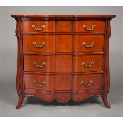 Lot 463 - Italian Neoclassical Style Mahogany Chest of...