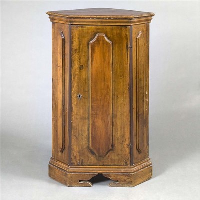 Lot 230 - Italian Baroque Style Walnut Corner Cabinet...
