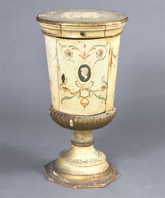 Lot 237 - Italian Neoclassical Style Painted Urn-Form...