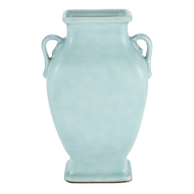 Lot 412 - Chinese Celadon Glazed Porcelain Vase 18th...