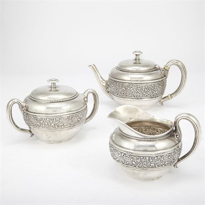 Lot 1325 - Tiffany & Co. Sterling Silver Three-Piece Tea...