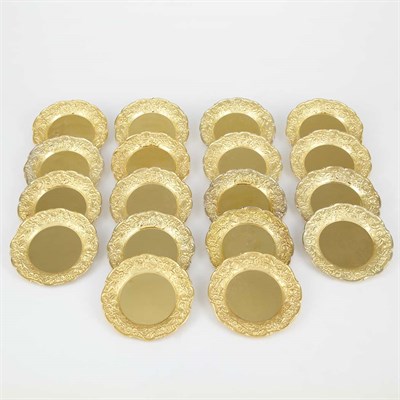 Lot 1333 - Set of Eighteen S. Kirk & Son Silver Gilt...