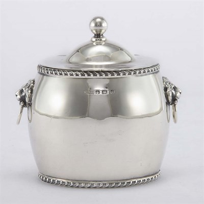 Lot 1551 - English Silver Covered Sugar Box Approximately...