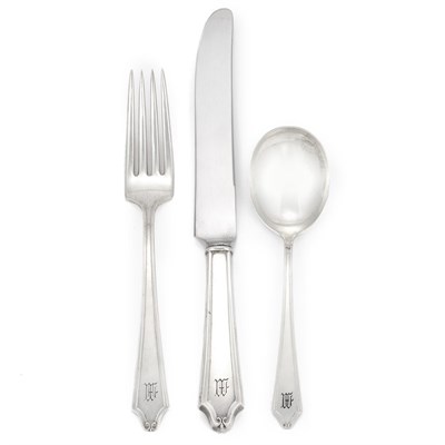 Lot 378 - International Sterling Silver Flatware Service...