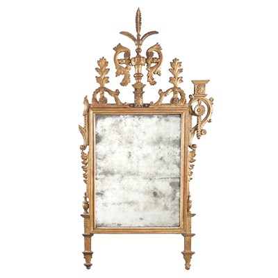 Lot 248 - Italian Neoclassical Gilt-Wood Mirror...