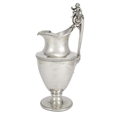 Lot 148 - Gorham Sterling Silver Pitcher Of urn form,...