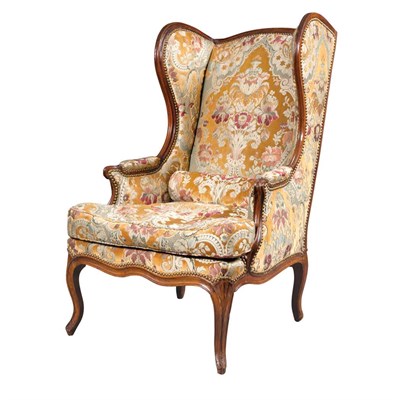Lot 342 - Louis XV Walnut Bergere a l'Orielles The...