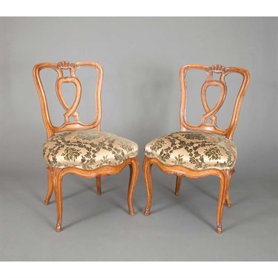 Lot 683 - Set of Four Transitional Louis XV/XVI Style...