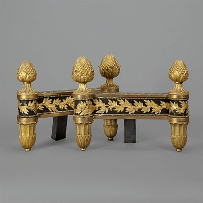 Lot 186 - Pair of Louis XVI Style Gilt and...