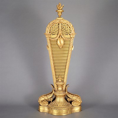 Lot 240 - Louis XVI Style Gilt-Bronze and Gilt-Metal...