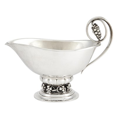 Lot 200 - Georg Jensen Sterling Silver Sauceboat Design...