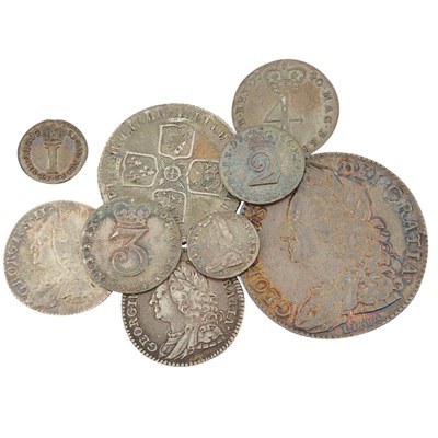 Lot 160 - Great Britain, George II Group Group of 9...