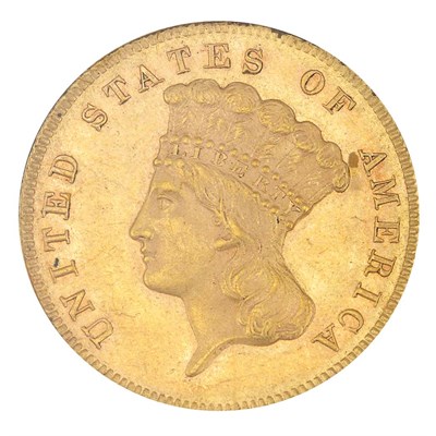 Lot 352 - United States, $3 1861 Princess Brilliant...