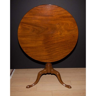 Lot 349 - George III Mahogany Tilt-Top Table Height 29...