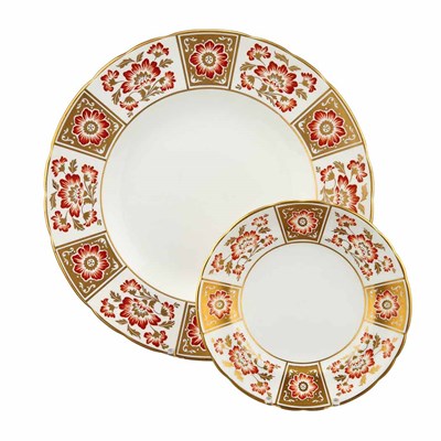 Lot 145 - Royal Crown Derby Partial Dinner Service In...