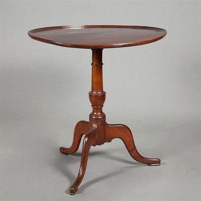 Lot 239 - Queen Anne Mahogany Tripod Stand Late 18th...