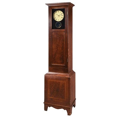 Lot 153 - Howard & Davis Grain Painted Tall Case Clock...