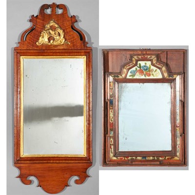 Lot 244 - Northern European Parcel Gilt Mahogany Mirror...