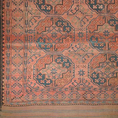Lot 414 - Ersari Afghan Carpet West Turkestan, early...