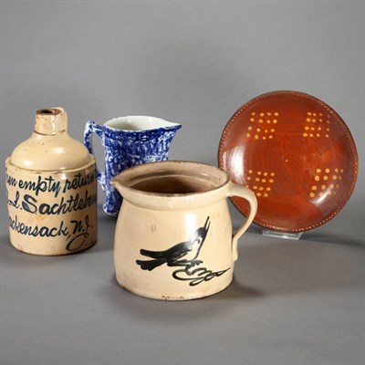 Lot 247 - Group of American Ceramic Articles 19th...