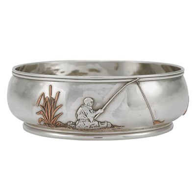 Lot 144 - Gorham & Co. Aesthetic Movement Mixed Metal...