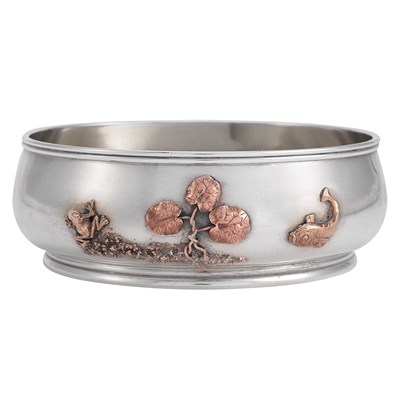 Lot 146 - Gorham & Co. Aesthetic Movement Mixed Metal...