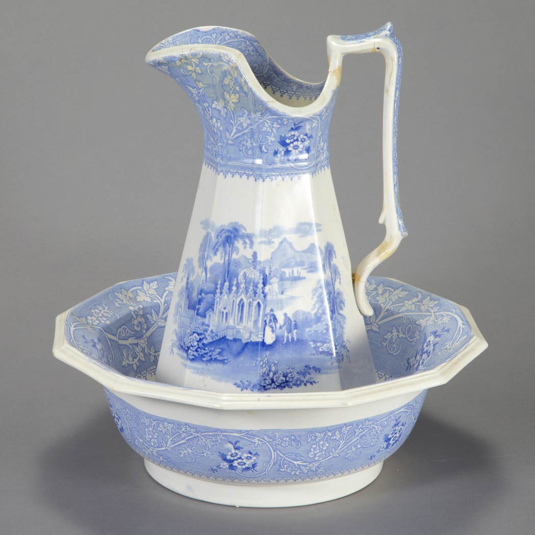 Lot 241 - Staffordshire Blue and White Transfer...