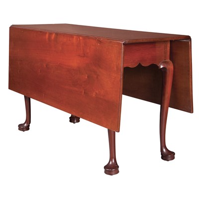 Lot 147 - Chippendale Mahogany Drop-Leaf Table Height 28...