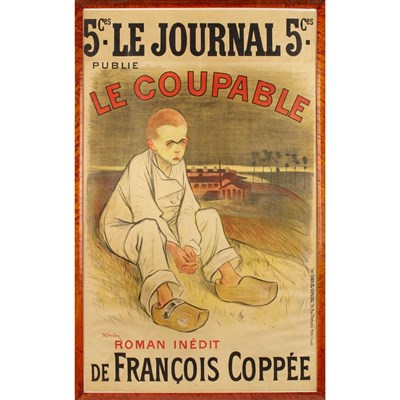 Lot 74 - Theophile Steinlen LE COUPABLE Color...