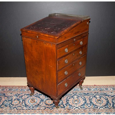 Lot 367 - Victorian Mahogany Davenport Height 33 inches,...